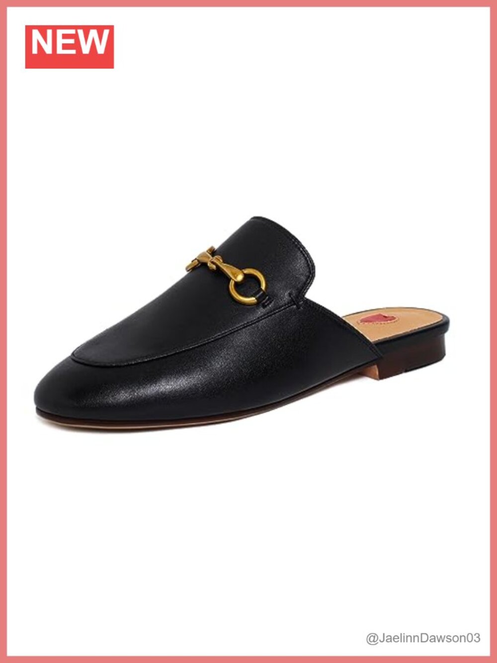 Vertundy Womens Mules Flats Backless Loafers Leather Comfortable Slip On